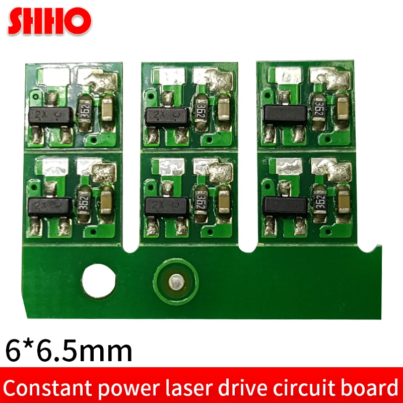 Laser driver circuit board small size 6mm*6.5mm 635nm to 980nm laser diode driver  APC working mode 2.8V to 5V voltage supply