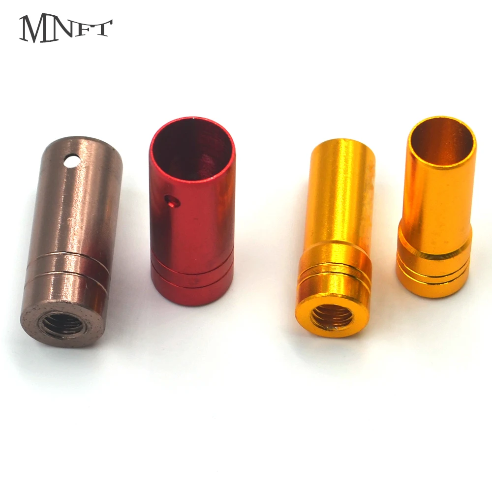 MNFT 2Pcs Net Head Adapter Fishing Rod Joints Connector 2 Style Inside Diameter 10mm 12mm M8 Screw