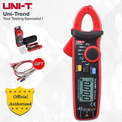 UNI-T UT210E/UT210D Mini Digital Clamp Meters; True RMS100A-200A ammeter, V.F.C./NCV/Temperature test,LCD Backlight