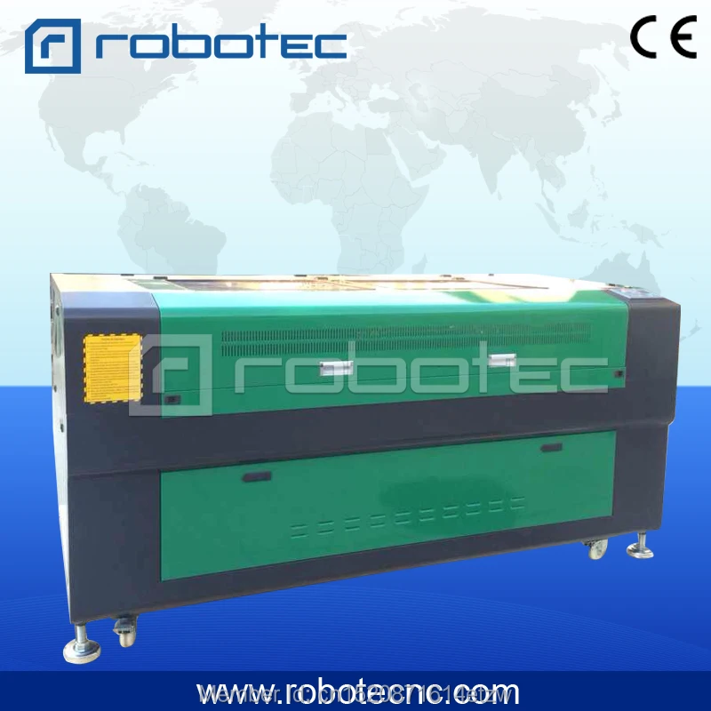 Robotec 60w 80w 100w laser cutting machine leather fabric clothes laser cutting machine 1610