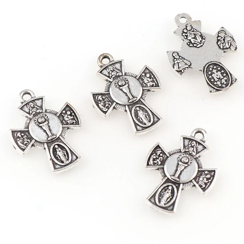 

20 Piece Religious Holy Grail Necklace Link Charm Pendants Center Accessories DIY Jewelry accessories