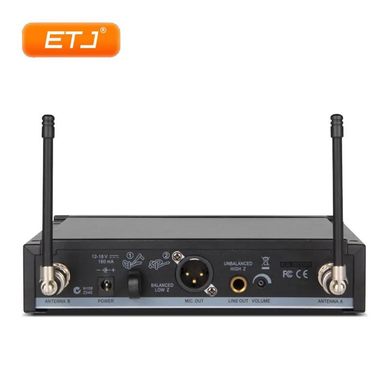 SLX Beta98H UHF Microfone Sem Fio Profissional Karaokê Microfone Dinâmico SLX4 de Alta Qualidade