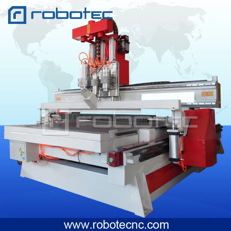 Robote 1325 Cnc Router With Tool Magazine/Atc Engraving Cnc Router For Wood Kitchen/Heavy Duty Cnc Router 1325 With Vacuum Table