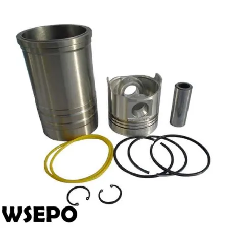 

OEM Quality! Liner+Piston Kit(6 PC kit) for EM192 Direct Injection Type 4 Stroke Small Water Cooled Diesel Engine