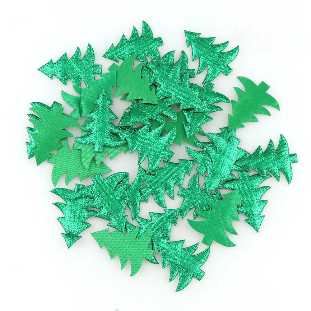 100pcs Non-woven Tree patch felt flower appliques as Christmas Decoration bolsas accessories ornaments