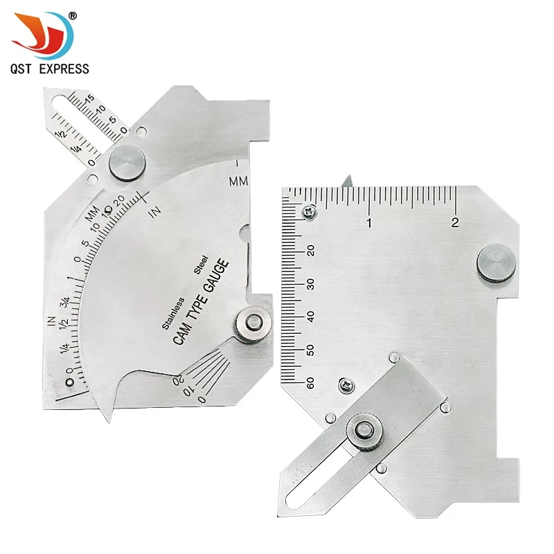 QSTEXPRESS MG-8 bridge cam welding gauge stainless steel Cam Type gauge Master Gage C50 Test Ulnar For Welder Inspection