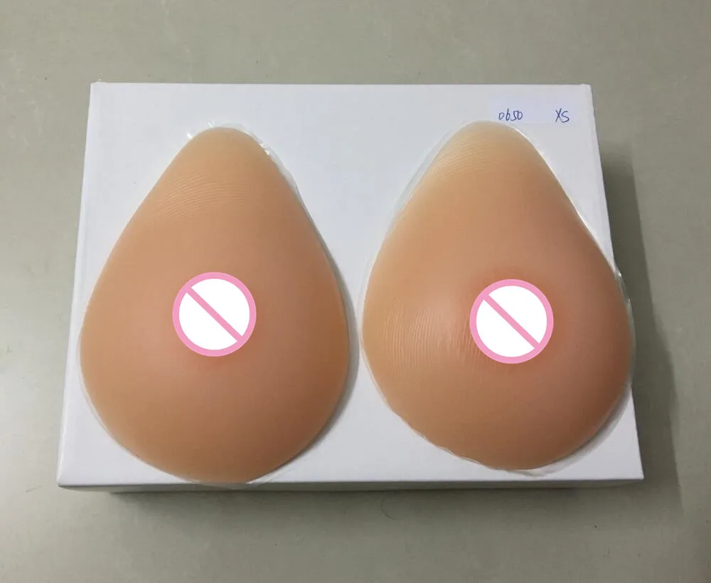 

400g 1pair 36A CUP Silicone Breast forms Mastectomy Artificial Silicone Fake Breast For Crossdressers And Transvestites