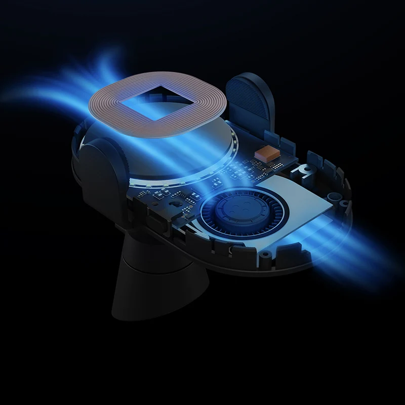 Xiaomi-شاحن سيارة لاسلكي أصلي ، شحن سريع ، زجاج ، Qi ، 20 واط كحد أقصى ، قرص تلقائي ، 2.5D ، لـ Mi