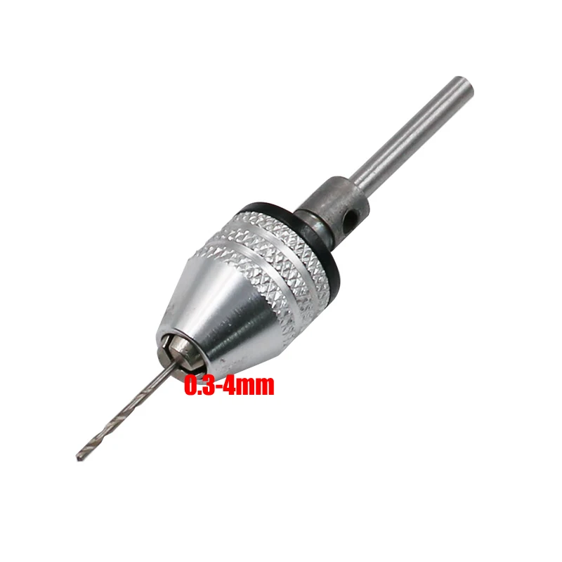 0.3-3.2mm Mini Drill Chuck Adapter Converter 2.35mm Connecting Shaft Electric Grinding Engraving Machine Conversion Drill Chuck