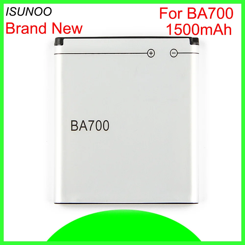 

ISUNOO 5pcs/lot 1500mAh BA700 Battery for Sony Xperia Tipo ST21i SX MT28i SO-05D ST17 ST17a ST17i ST18 ST18a ST23i Batteries