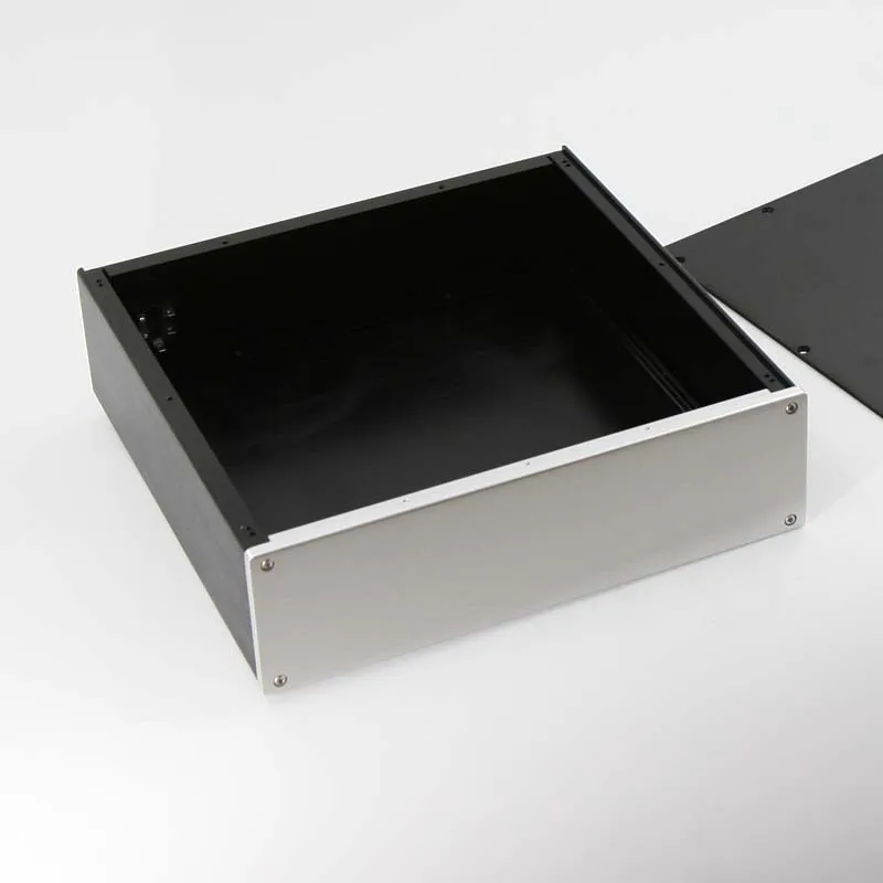 

BZ3209B Silver Full Aluminum Amplifier Enclosure AMP Case/ PSU Chassis/DAC BOX