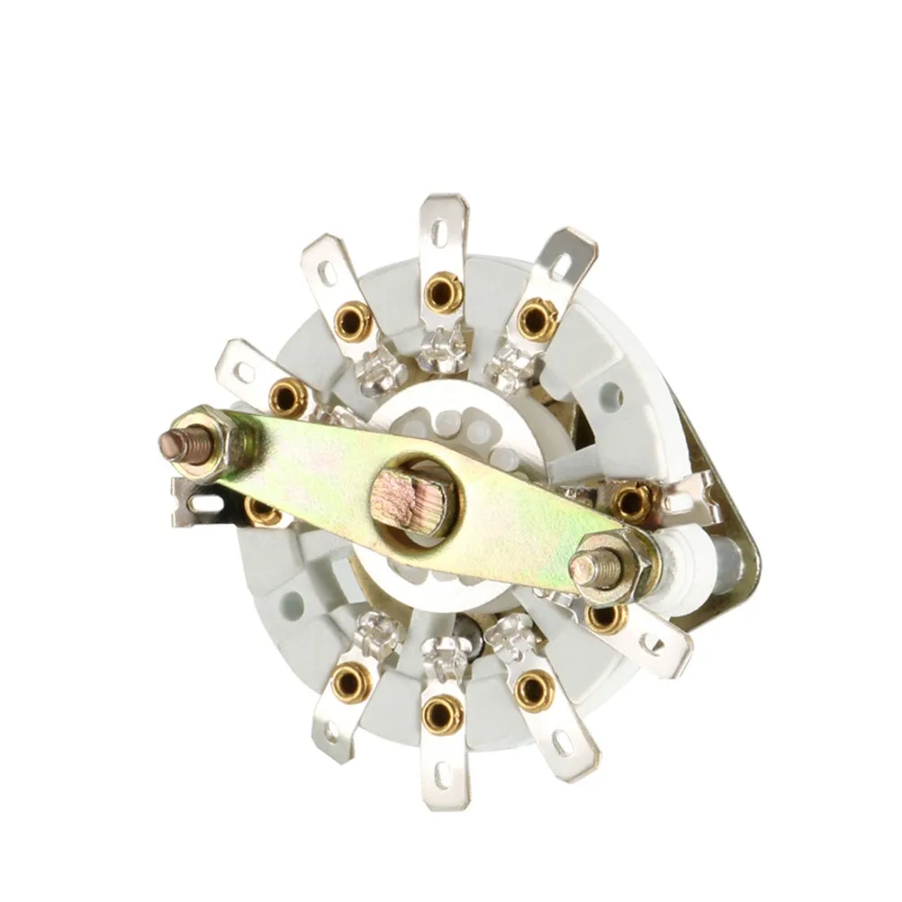 UXCELL 8/10/12Pin 1/2 Pole Switch 4/5/7/11 Position Select Table Single Deck Band Selector Rotary Switch for Radio TV Industrial - Image 6