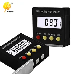 360 Graden Mini Digitale Gradenboog Inclinometer Elektronische Niveau Doos Magnetische Base Meetinstrumenten