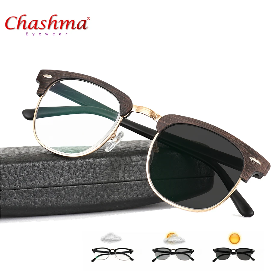 Design Photochromic Reading Glasses Men Presbyopia Eyeglasses sunglasses discoloration with diopters 1.0 1.25 1.50 1.75 2.0 2.50