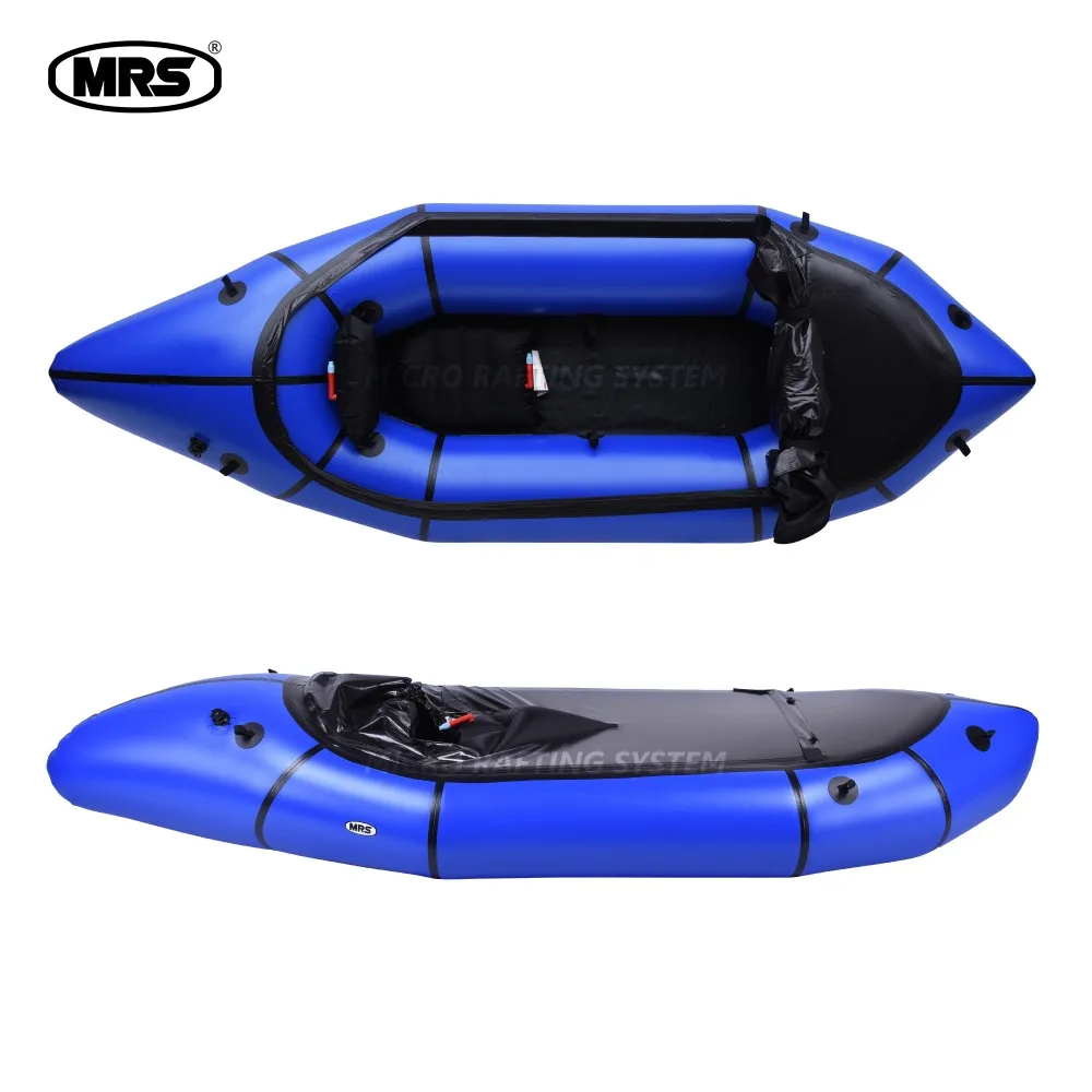 [MRS][Microraft ]Micro rafting systems blue inflatable packraft Kayak boat ultra-light boat fishing hiking drfting