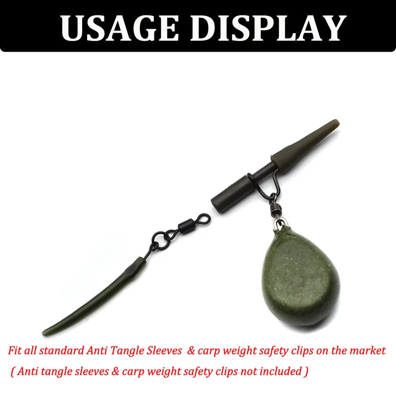 Eslabón Quick Change Chod Tamaño 8 Negro Mate para Carpa - imagen 2