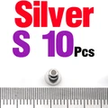 10PCS Silver S