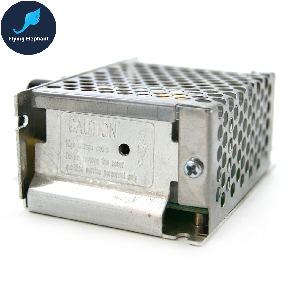 4000W SCR Electronic Voltage Regulator 220V For Dimming & Speed Control & Tempering + Insurance Case