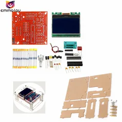 M328 GM328 Transistor Tester DIY Kit Diode Capacitance ESR Voltage Frequency Meter PWM Square Wave Signal Generator DC 6.8-12V