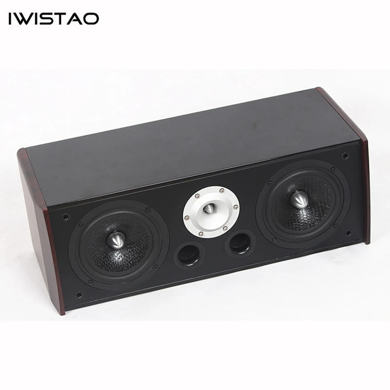 IWISTAO Passive Wooden Center Speaker 4 ohms 60HZ-20KHZ 5.25 Inches & 1 Inch Speaker Unit