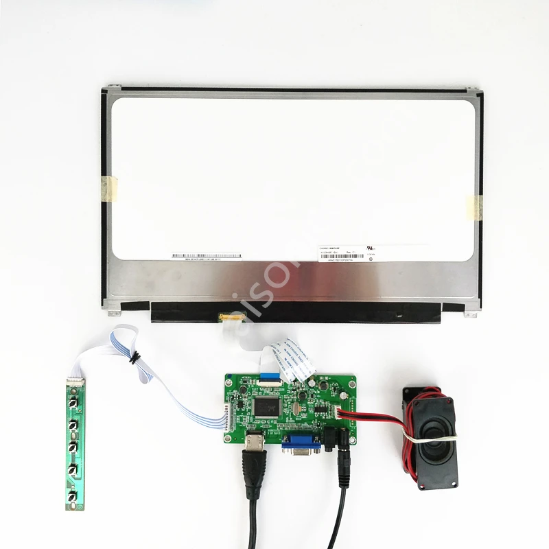 Edp lcdコントローラボードのサポート13.3インチ液晶パネル1920*1080,350標準。diyの13.3インチ液晶キット