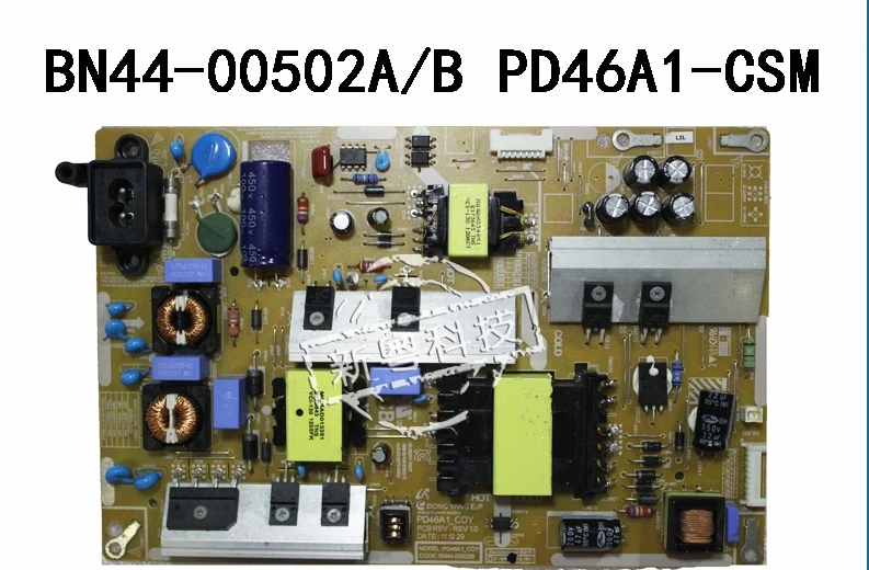 BN44-00502A BN44-00502E BN44-00502B POWER SUPPLY  for screen PD46A1_CDY UA46ES5500R PSLF121B04 T-CON connect board Video