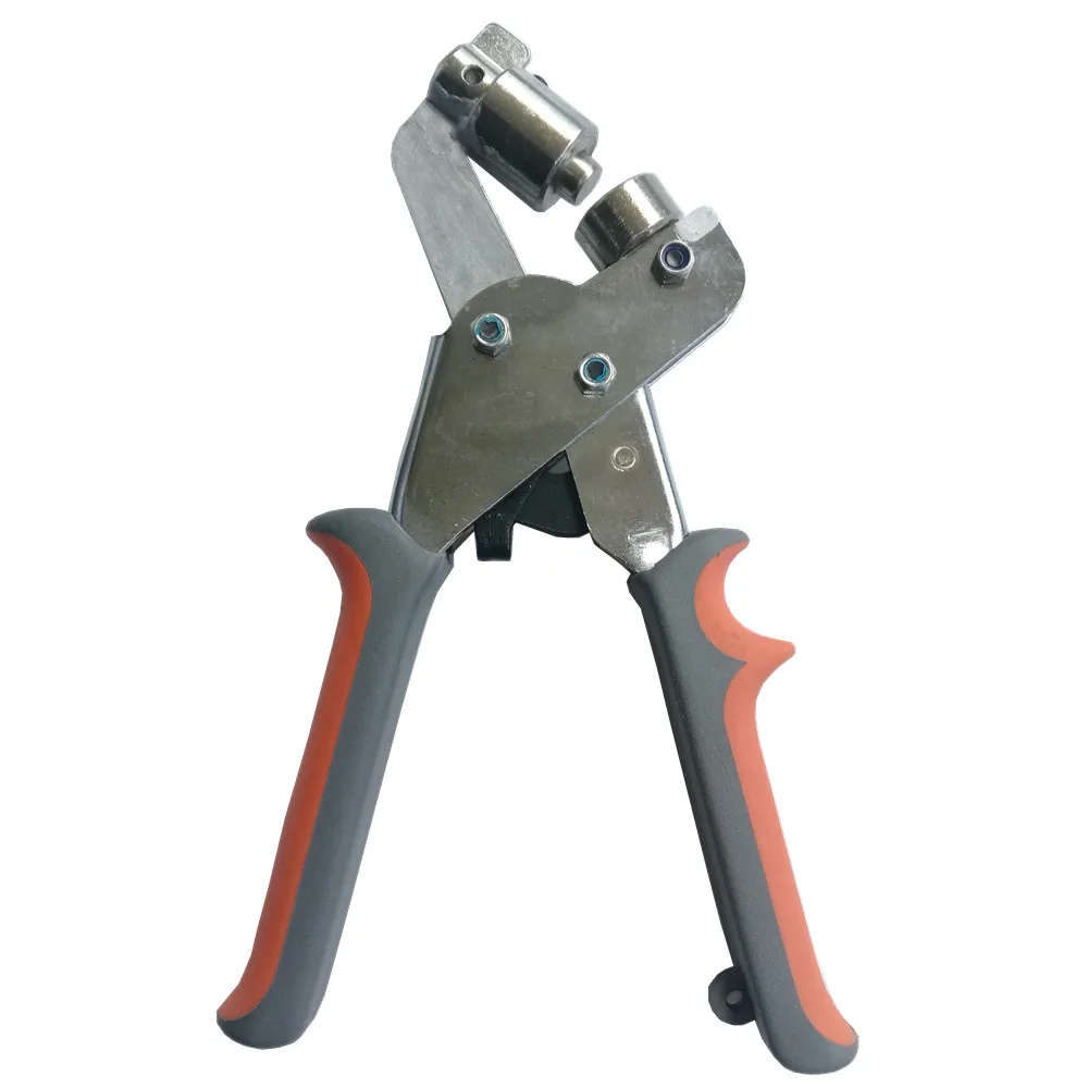 Mini Manual Dotter Eyelet-Puncher Hand Press Grommet Puncher Plier Punching Machine Tool for Eyelet 6mm 10mm 10.5mm Size