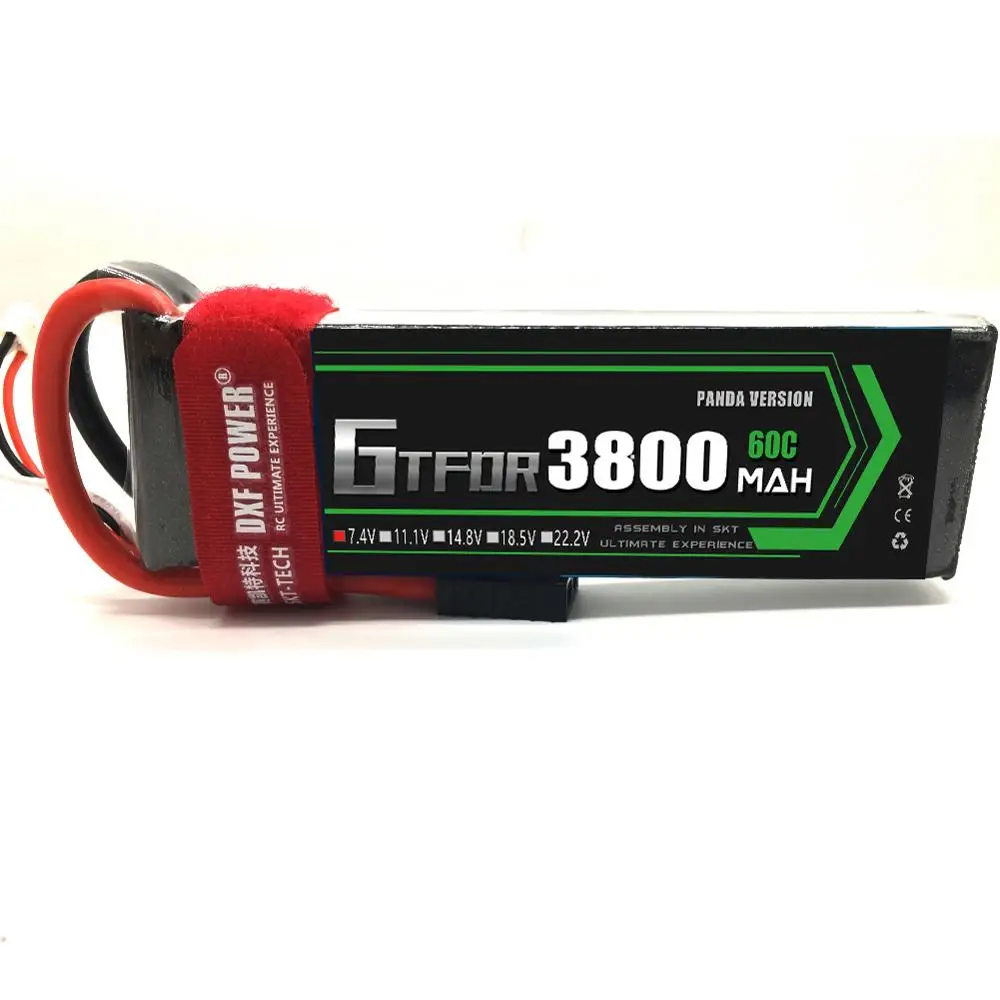 

GTFDR Lipo аккумулятор 2S 7,4 В 3800 мАч 60C MAX120C T/XT60 LiPo RC аккумулятор для радиоуправляемого вертолета автомобиля лодки дрона грузовика квадрокоптера