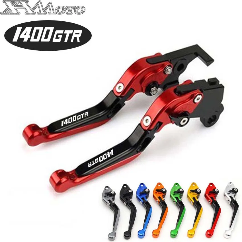 Leviers de Frein et d'Embrayage CNC Réglables, Pliables et Extensibles, Accessoires pour Kawasaki GTR1400 GTR 1400 CONCOURS 2007-2016