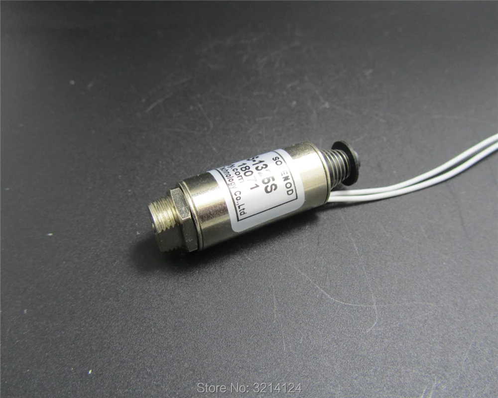 1pcs Free Shippingds-1325s Electromagnet through push solenoid valve, dc24v stroke 5mm, force 250 gf