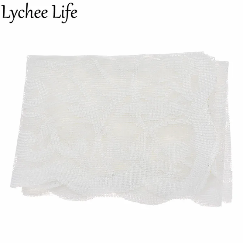 White Vintage Lace Table Runner Dresser Scarf Solid Color Classic Table Runners Modern Home Hotel Party Table Decor