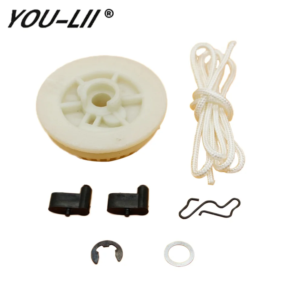 YOULII  Recoil Starter For Stihl 017 018 021 023 025 Rebuild Kit MS170 MS180 MS210 MS230 MS250 Carburetor Chainsaw 1123 195 0400