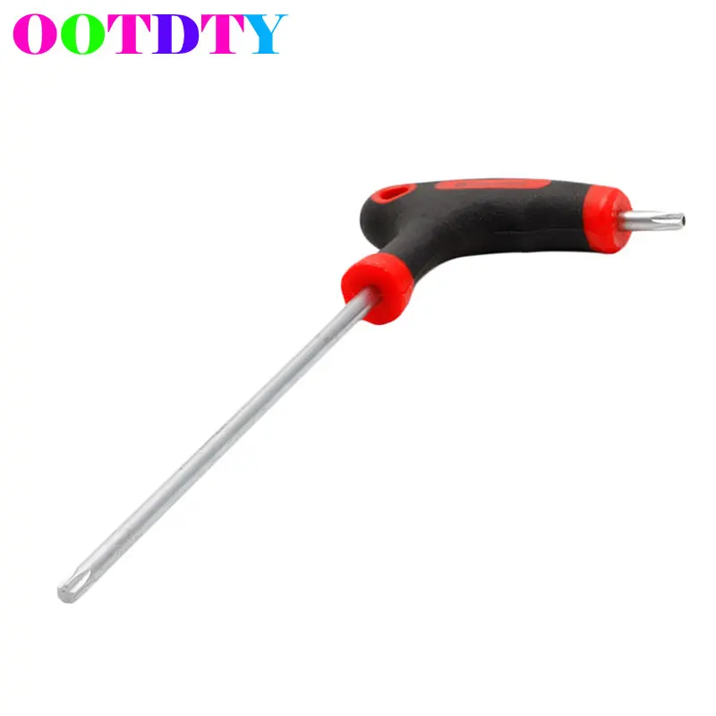 OOTDTY T-Handle Grip Torx&Hex Allen Key Screwdriver Driver Tool T10/T15/T20/T25/T30/T40 APR3_10