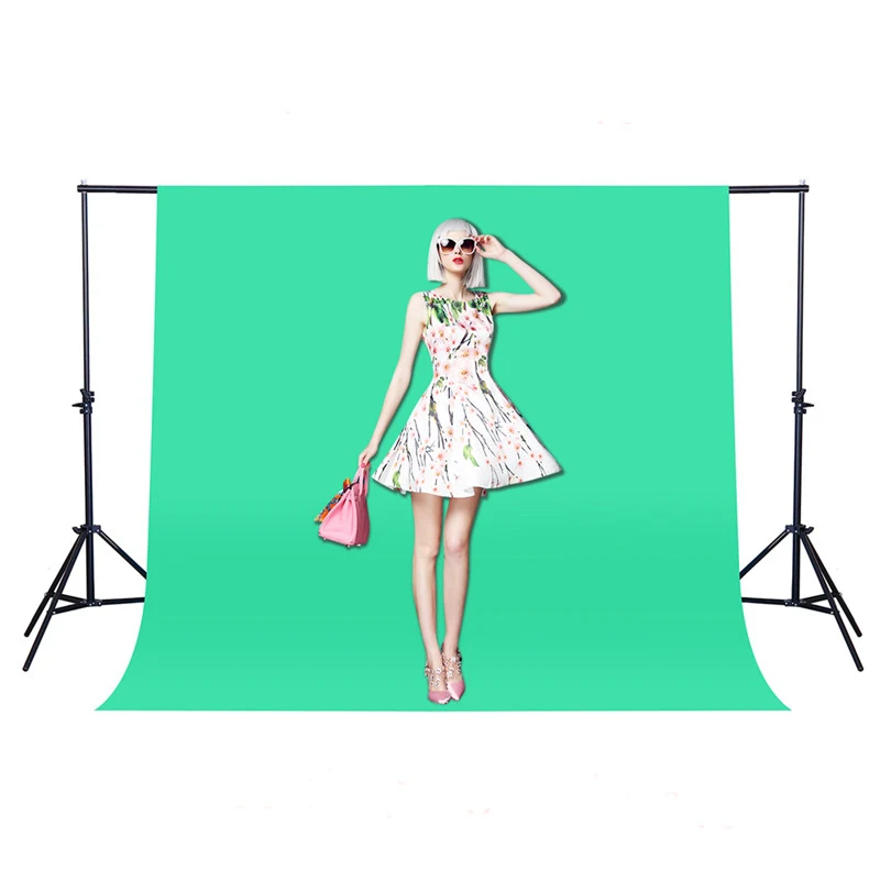 1.6X2/3M Photography Background Photo Studio Green Screen ChromaKey Backdrops Non Woven Photo Background Cheap Photo Accessory