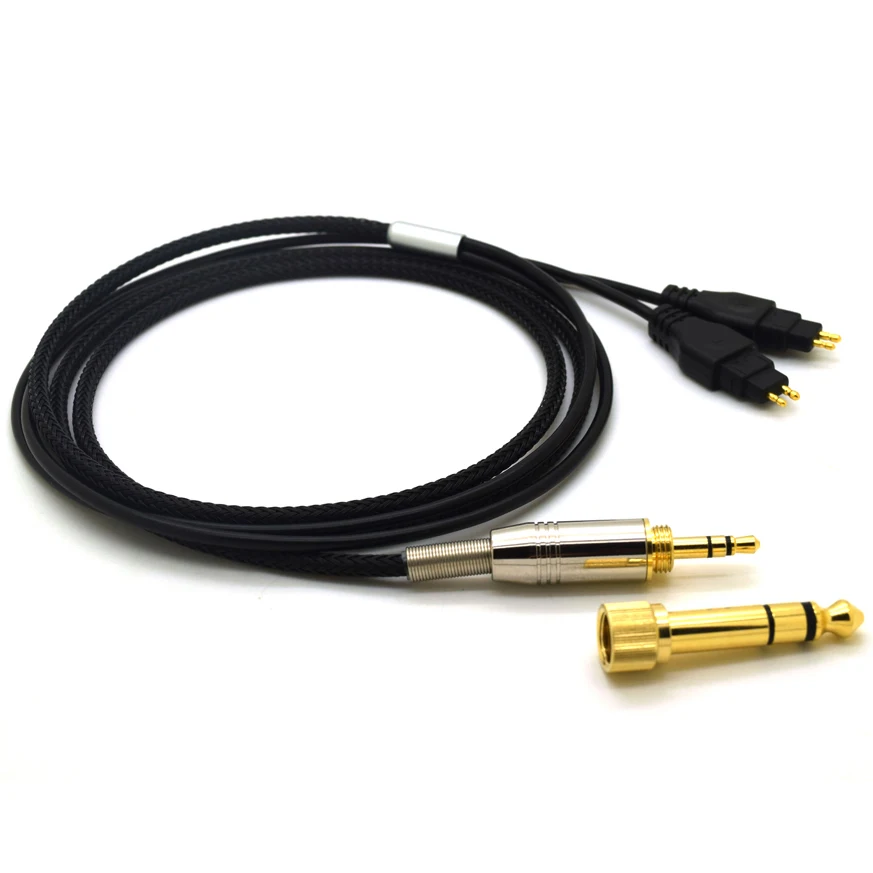 Tiandirenhe-Cable de repuesto de actualización de cobre sin oxígeno para auriculares Sennheiser, HD525, HD545, HD565, HD650, HD600, HD580