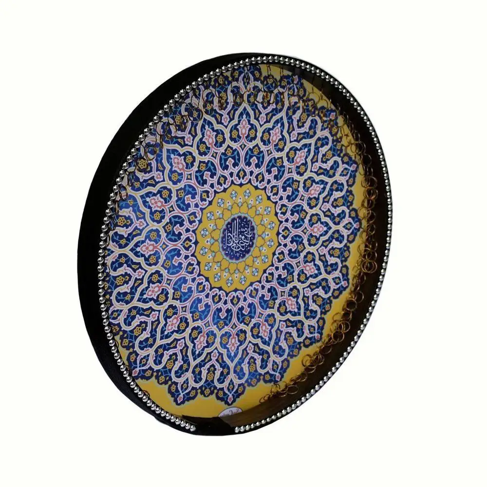 Persian Painting Daf, Deff, Def, Erbane, Bendir With Soft Case NDR-232