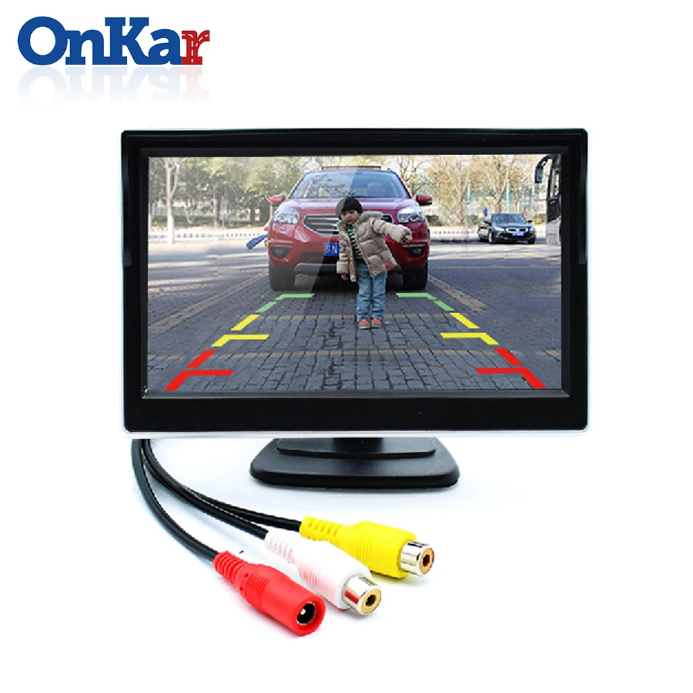 

5 Inch 7 Inch Mini Portable Monitor For Car Camera Rear View Monitor LCD Car Tablet 12V 24V Screen Automotive Parking Display