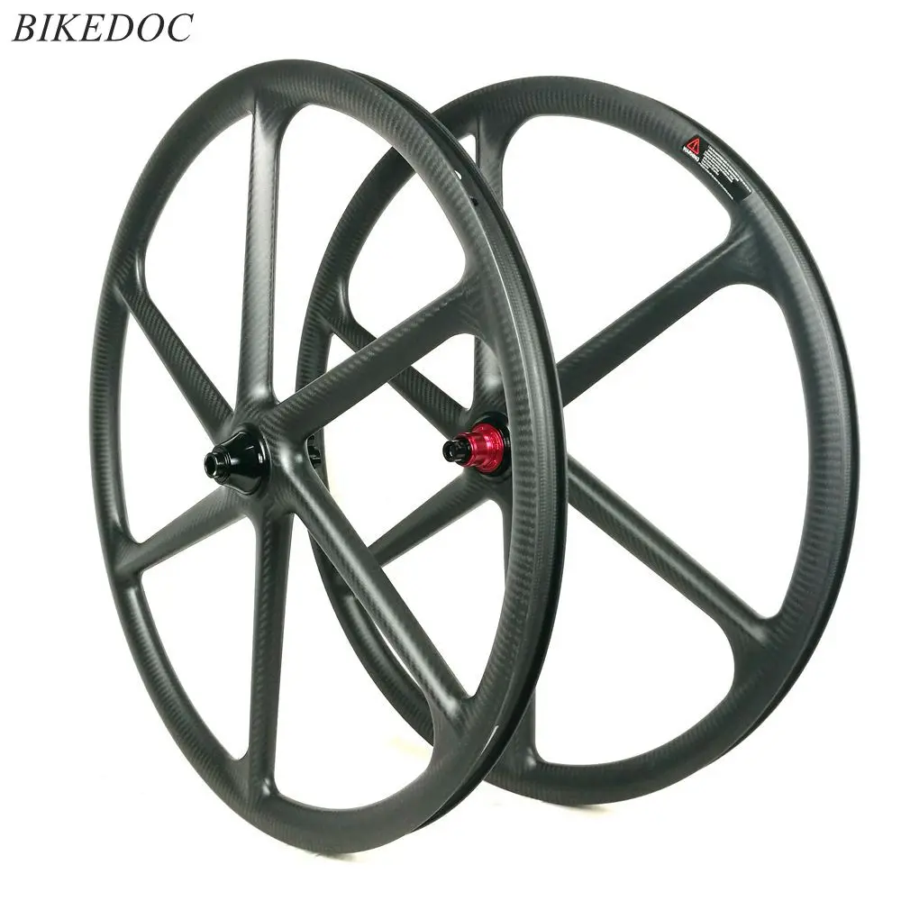 BIKEDOC 29ER MTB Carbon Wheels 30MM Width 30MM Depth 6 Spoke Sram XD Bicycle Wheel