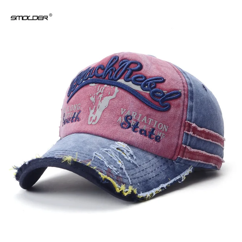 [SMOLDER] Fashion Brand New Baseball Cap Casual Fitted Snapback Caps Embroidery Unisex Hat for Male Female