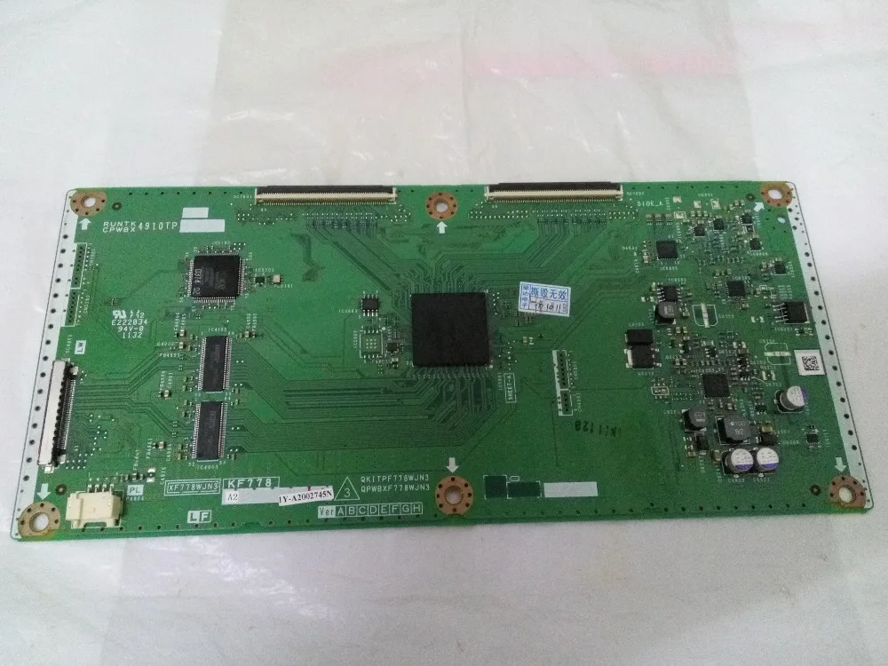 QKITPF778WJN3 QPWBXF778WJN3 LCD 보드 로직 보드 4910TP T-CON 연결 보드와 연결