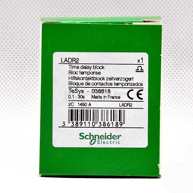 Módulo de relé Schneider 100% Original nuevo negro LADR2 1-30S retardo de tiempo libre LA-DR2 retardo de cortes de energía para Contactor