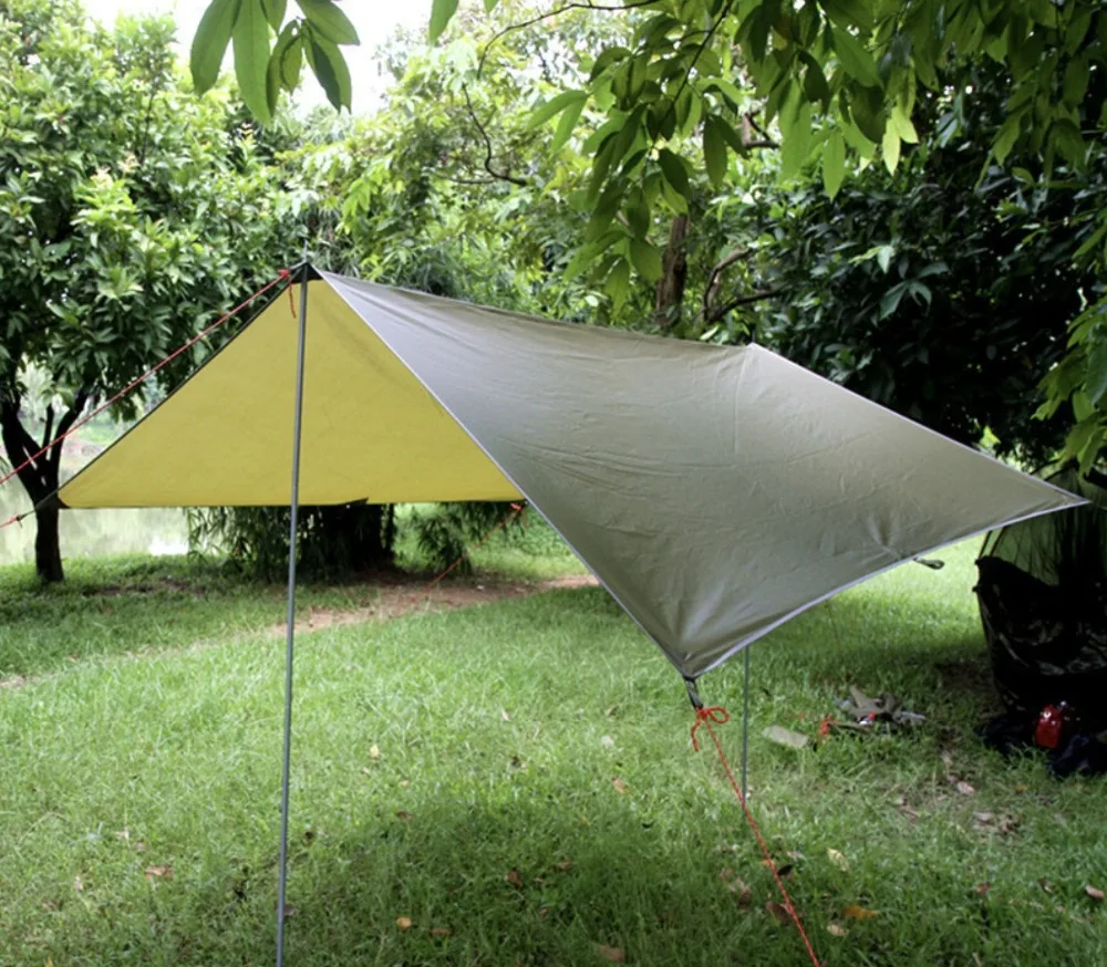 Easy Set Up Portable Hammock Fly Tarp Shelter New Crusader Jungle Hammock Tarp Set Bushcraft Military