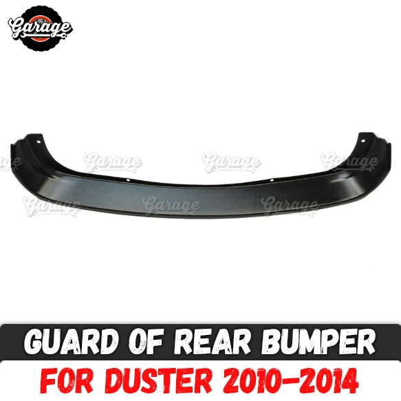 Guard of rear bumper for Dacia Duster 2010-2014 ABS plastic accessories protective plate of scratches car styling tuning