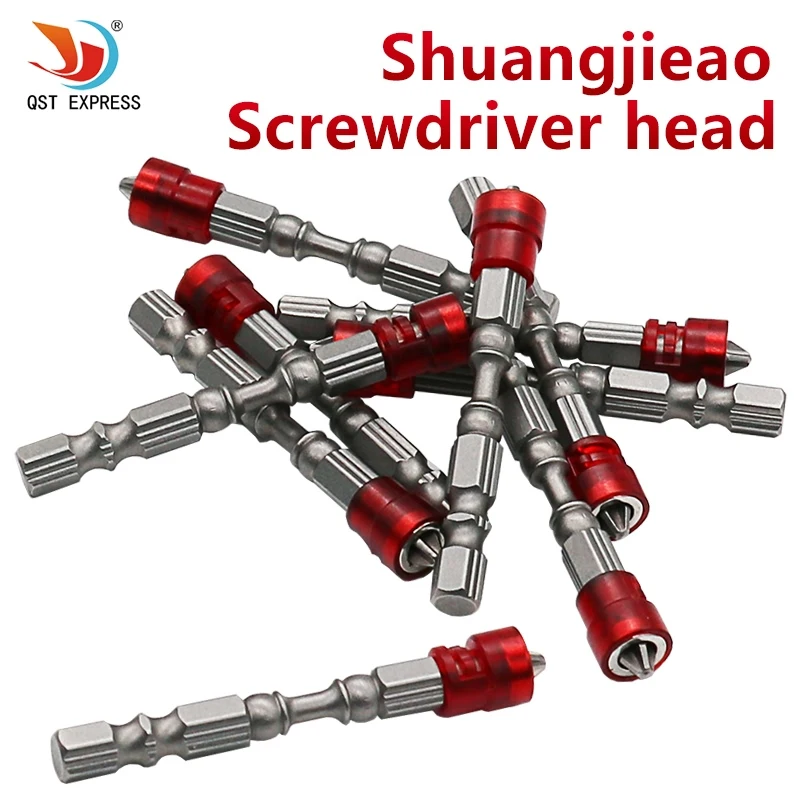 10 PC 65 Mm Từ Vít Tấm Thạch Cao Chong Chóng Vít Bit Ph2 Tua Vít Bit 1/4 "Chuôi Lục Giác Độ Sâu ngăn Chặn