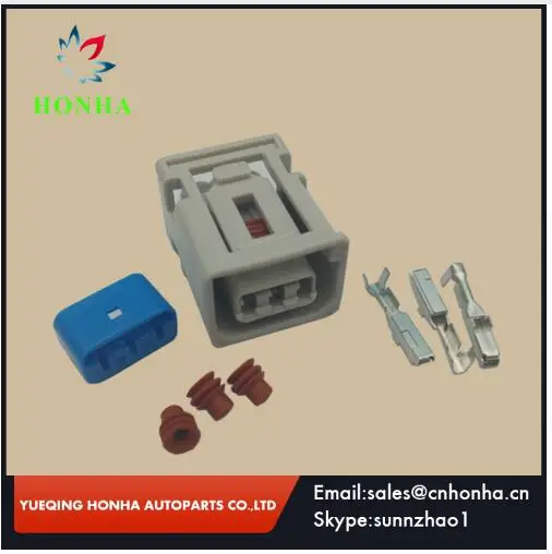 

DJ70266Y-2.3-21 3 pin female fuel injector connector coil plug with terminal seal for 1W7T-14A464-MA