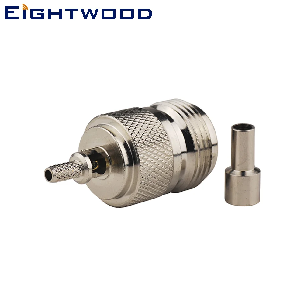 

Eightwood 5PCS N Jack Female Socket RF Coaxial Connector Crimp RG316,RG174 LMR-100 Cable for Antenna WLAN Satellite system