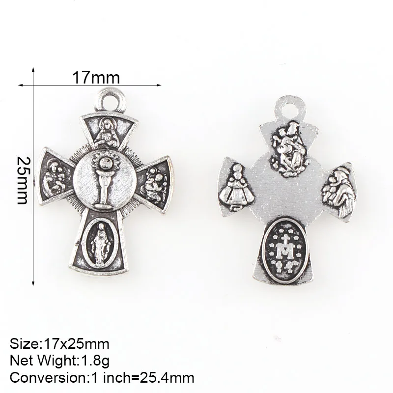20 Piece Religious Holy Grail Necklace Link Charm Pendants Center Accessories DIY Jewelry accessories