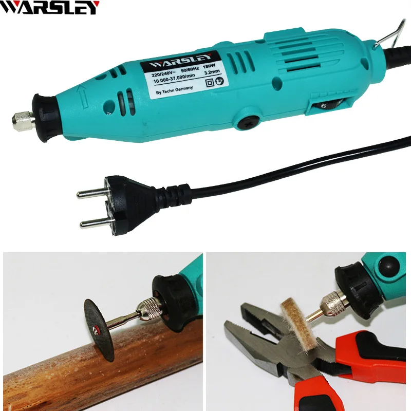 Minitaladro Dremel de 180W, herramienta rotativa eléctrica, grabador artesanal, molienda, nuevo bolígrafo de grabado