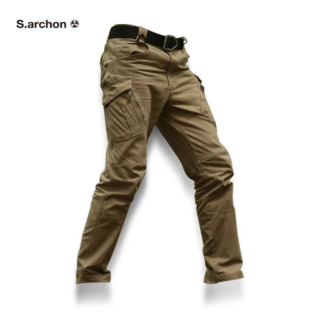 

IX9 tactical men's pants Cargo casual Pants Combat SWAT Army active Military work Cotton male Trousers mens