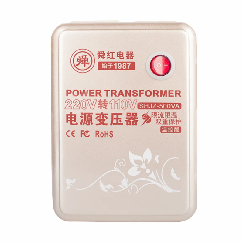 

500w pure copper transformer AC220v to AC110v